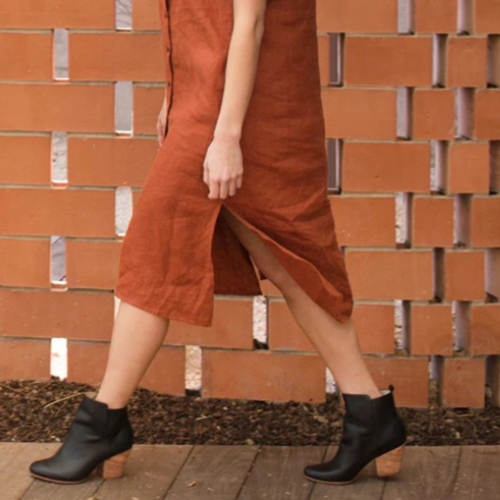 Fortress of Inca Ani boots hand crafted Black Leather